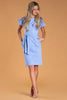 Brigitte Brianna Ruffle Sleeve Dress